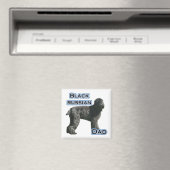 Black Russian Terrier Vater 4 - Magnet (In Situ (Geschirrspüler))