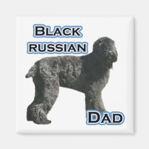Black Russian Terrier Vater 4 - Magnet