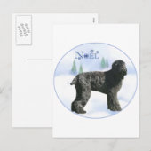 Black Russian Terrier Weihnachten (Vorne/Hinten)