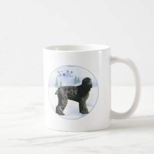 Black Russian Terrier Weihnachten Kaffeetasse