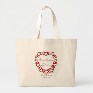Black Russian True Love Jumbo Stoffbeutel