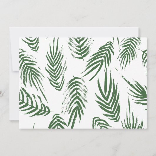 Black Rustic Brush Calligraphy Foto Rette unser Da Save The Date (Rückseite)