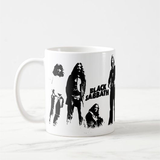 Black Sabbath Group Kaffeetasse (Links)