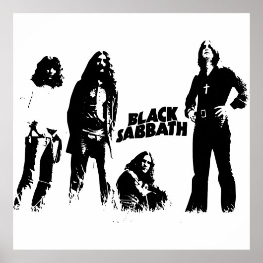 Black Sabbath Group Poster (Vorne)