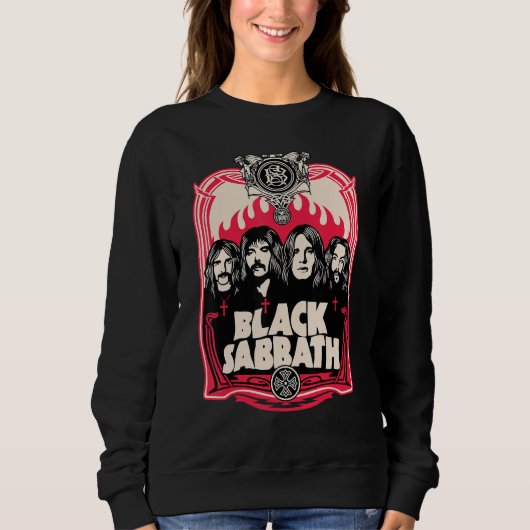 Black Sabbath Group Wappen Sweatshirt (Vorderseite)