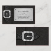 Black Saddlebag Visitenkarte (Vorne/Hinten)