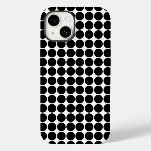 Black Safari Dot Case-Mate iPhone Hülle (Rückseite)