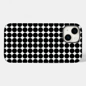 Black Safari Dot Case-Mate iPhone Hülle (Rückseite (Horizontal))