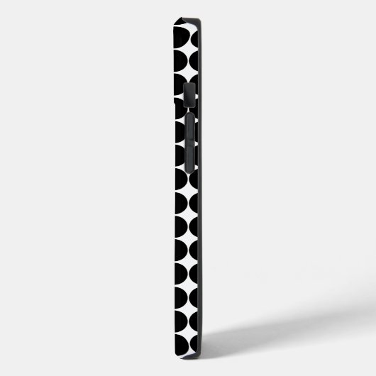 Black Safari Dot Case-Mate iPhone Hülle (Rückseite / Links)
