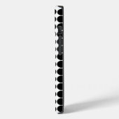 Black Safari Dot mit Namen Case-Mate iPhone Hülle (Rückseite / Links)