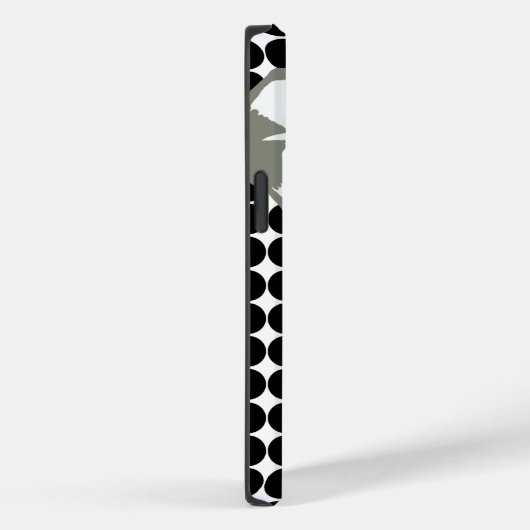 Black Safari Dot mit Pop Art Elephant Case-Mate iPhone Hülle (Rückseite / Rechts)