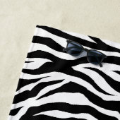 Black Safari Muster Tier zebra Strandtuch (Beispiel)