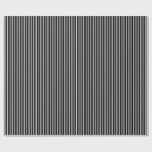 Black Safari Stripe Geschenkpapier (Flach)