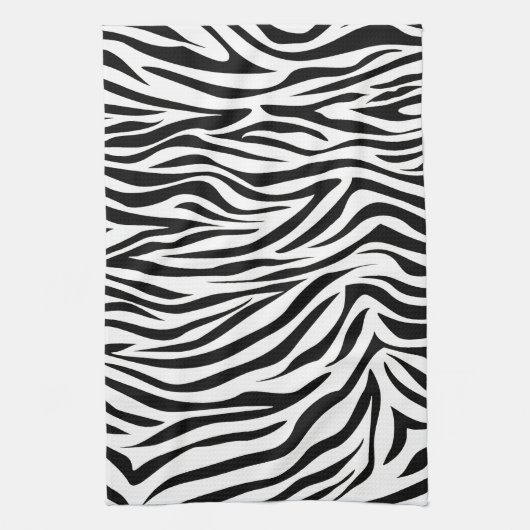 Black Safari Zebra Handtuch (Vertikal)