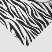 Black Safari Zebra mit Monogramm Seidenpapier (Ausschnitt)