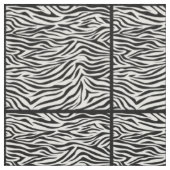 Black Safari Zebra Stoff (Muster)