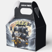 Black Sails Ahead Pirate 5"w x 3"l x 6.5"h Geschenkschachtel (Vorderseite)