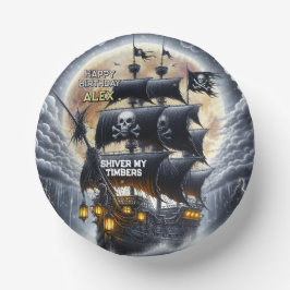Black Sails Ahead Pirate Theme Birthday Party Pappteller