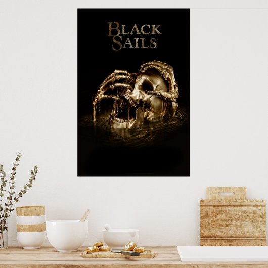 Black Sails Gold Poster (Küche)
