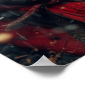 Black Samurai Horror Movie Poster - Gotik (Ecke)