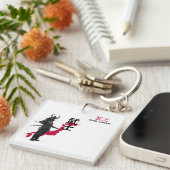 Black Samurai Keychain Schlüsselanhänger (Vorderseite rechts)