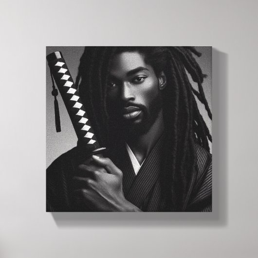 Black Samurai Leinwanddruck (Vorderseite)