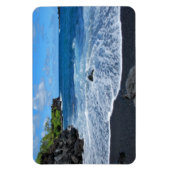 Black Sand Beach, Waianapanapa Staat Park, Maui Magnet (Vertikal)