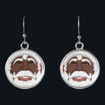 Black Santa Christmas Earring African Santa Santa Ohrringe<br><div class="desc">Weihnachts-Ohrringe Weihnachtsfeiertage Weihnachtsfeiertage Weihnachten Geschenke Personalisierte afrikanische Weihnachtskostüme Schmuck personalisierte schwarze Weihnachtsfeiertage Ohrringe Klicken Sie auf "Personalisieren",  um Text wählen Schriftart ändern Sprache und benutzerdefinierte Farben hier Schwarze Weihnachtsfeiertage Dekoration und ethnische Weihnachtsgeschenke Design von Kim Hunter. Siehe www.kimhunter.ca für viele weitere Geschenke von Künstler / Designer Kim Hunter.</div>