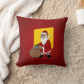 Black Santa Claus Cartoon Kissen (Decke)