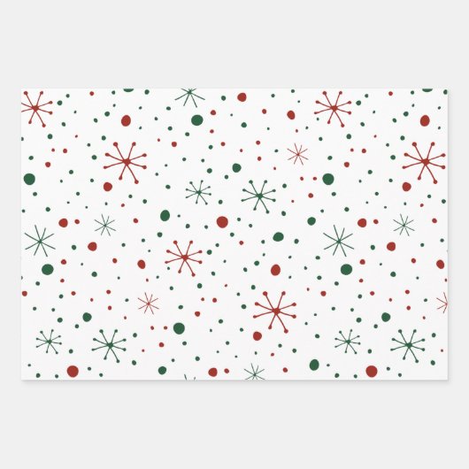 Black Santa Claus Geschenkpapier Set (Vorderseite 2)