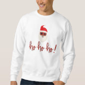 Black Santa Claus | Ho Ho Ho Sweatshirt (Vorderseite)