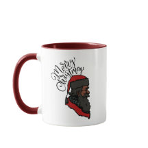 Black Santa Claus Kaffee-Mugs