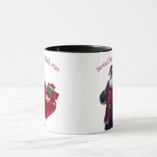 Black Santa Claus Tasse (Zentrum)