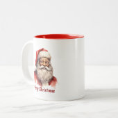 Black Santa Coffee Tasse (Vorderseite Links)