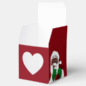 Black Santa Geschenkboxen personalisieren Weihnach Geschenkschachtel (Geöffnet)