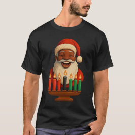 Black Santa Kwanzaa Shirt | African American Kinar