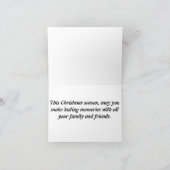 Black Santa LIVE! Feiertagskarte (Innenseite)