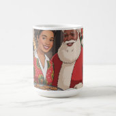 Black Santa & Mrs. Claus Christmas Mug Kaffeetasse (Mittel)
