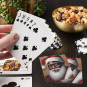 Black Santa Playing Cards | Poker, Spades Cards Spielkarten (In Situ)