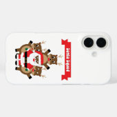 Black Santa Squad Weihnachtsbaum Reindeer Funny Case-Mate iPhone Hülle (Rückseite (Horizontal))