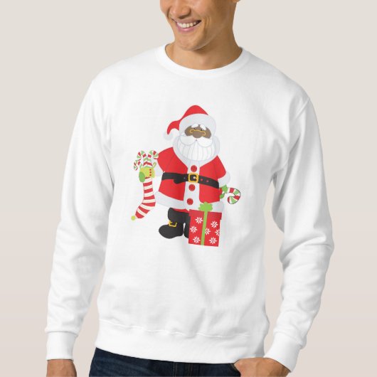 Black Santa Sweatshirt (Vorderseite)