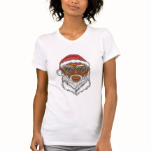 Black Santa T - Shirt