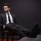 Black Scales of Justice Lawyer Krawatte