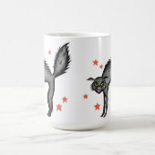 Black Scaredy Cat Tasse (Mittel)