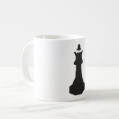 Black Schach Piece Tasse (Vorderseite Links)