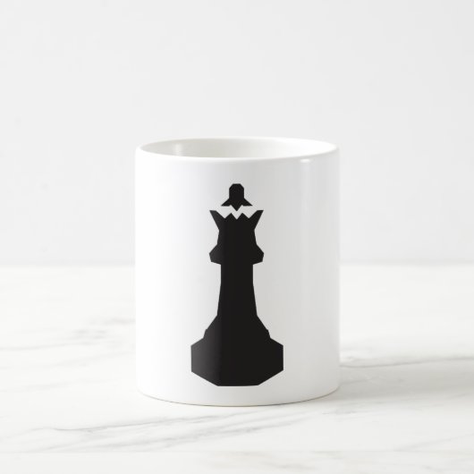 Black Schach Piece Tasse (Mittel)