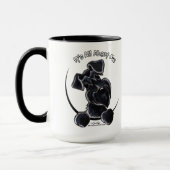 Black Schnauzer IAAM Tasse (Links)