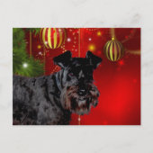 Black Schnauzer Weihnachten (Vorderseite)