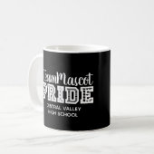 Black School Pride Mascot Name Kaffee Tasse (Vorderseite Links)