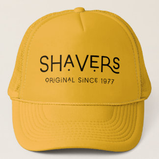 Black Schriftart Trucker Hat Truckerkappe